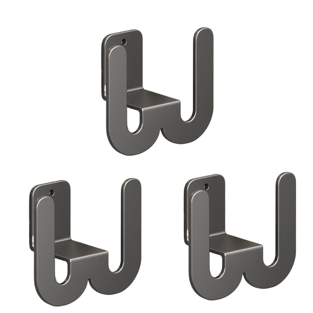 3pcs Wall Mounted Shoe Rack Slipper Storage Organizer Hanger Multifunctional non Perforated Storage Hook Door Slipper Hanger