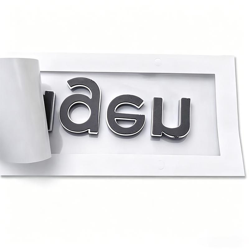 1Pcs 3D ABS Letter Emblem Car Rear Trunk Decals For VW GTI Golf Polo Tiguan Passat Touareg Jetta CC Badge Auto Accessory Hub Cap EE1