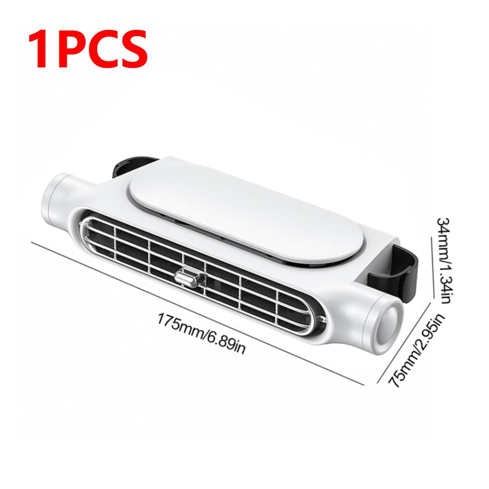 Portable Car Seat Cooling Fan 3 Speeds Adjustable Car Headrest Cooling Air Fan USB Air Cooling Fan for Front Rear Seat Passenger