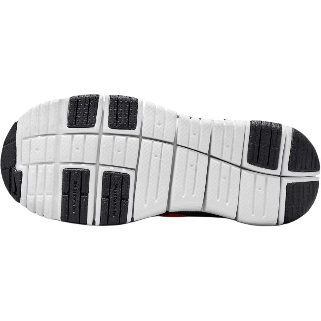 Nike Dynamo Free Breathable Low top Kids Lifestyle Shoes Black Orange Kids' 343738-018