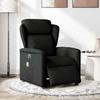 VidaXL Fauteuil de massage inclinable électrique Noir Tissu 3303126