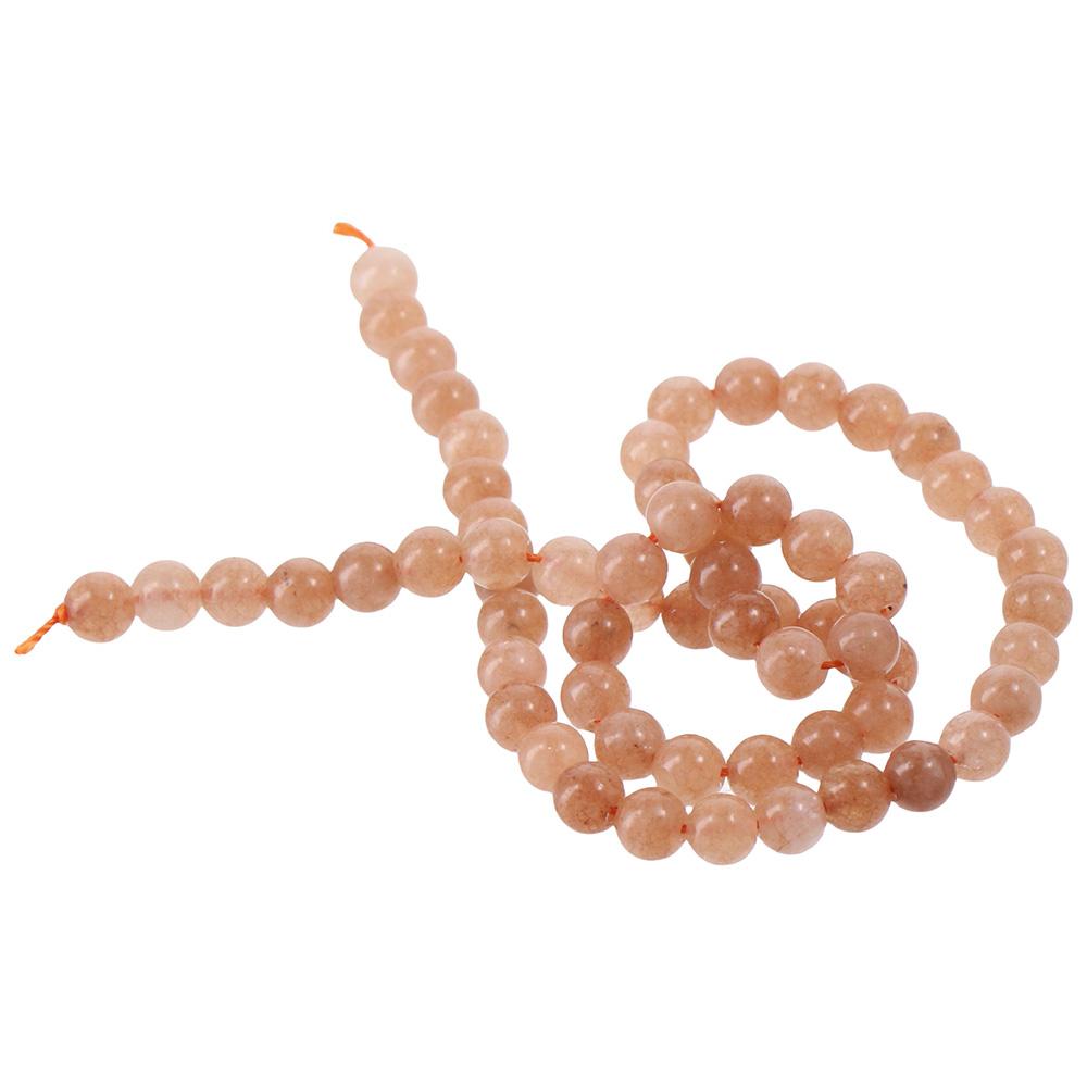 

6 мм натуральный солнечный камень драгоценный камень бусины оранжевый кристалл энергетический камень для DIY браслет ожерелье