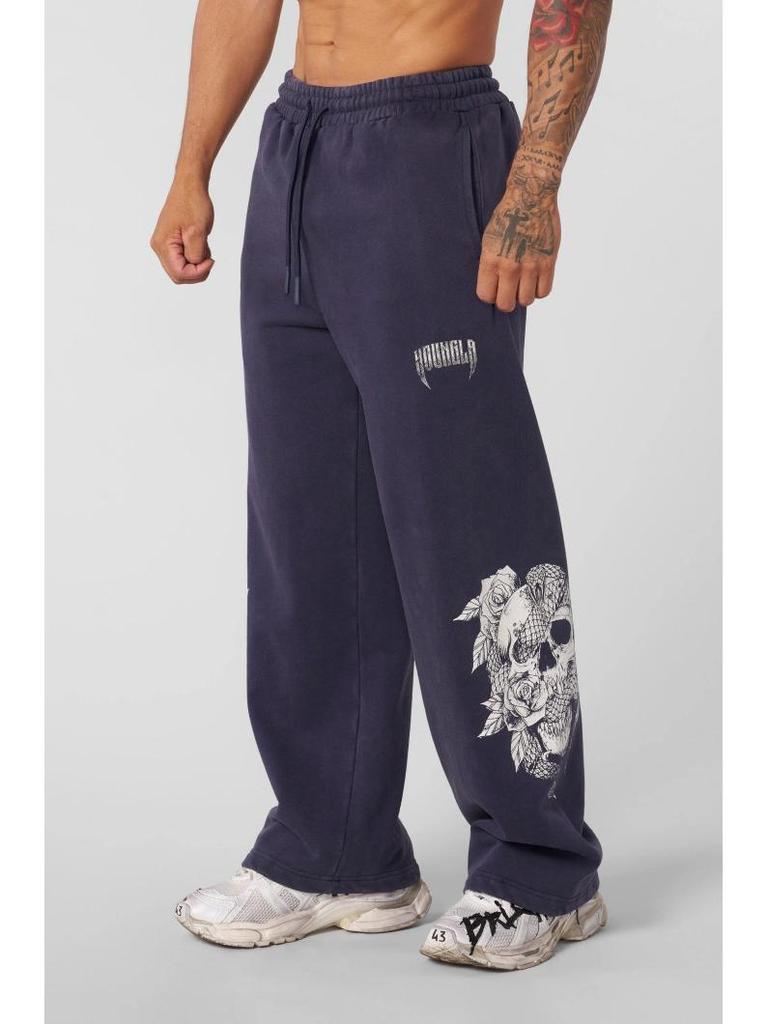YOUNGLA American Streetwear Straight-Leg Joggers: High Street Casual Gym Sweatpants
