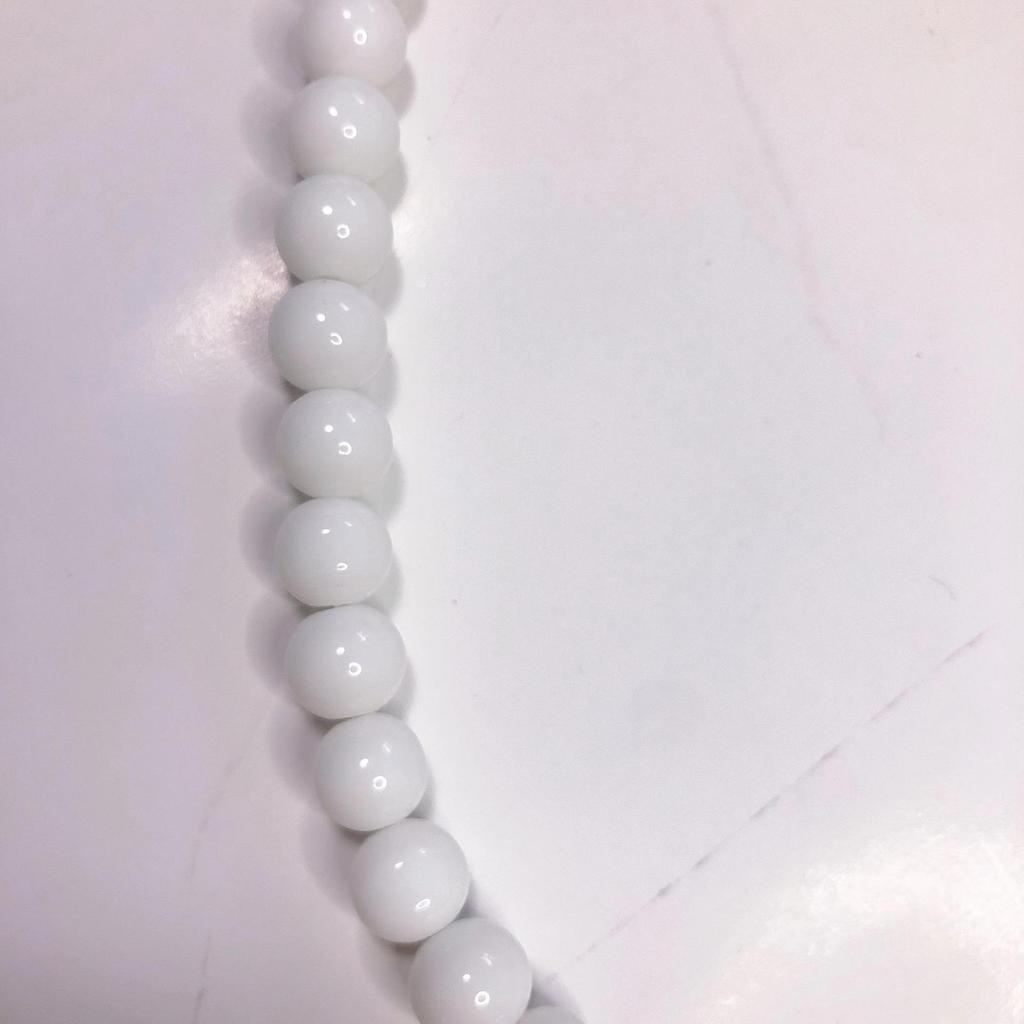 8mm Glossy Porcelain Crystal Beads for Handmade DIY Earrings & Bracelets