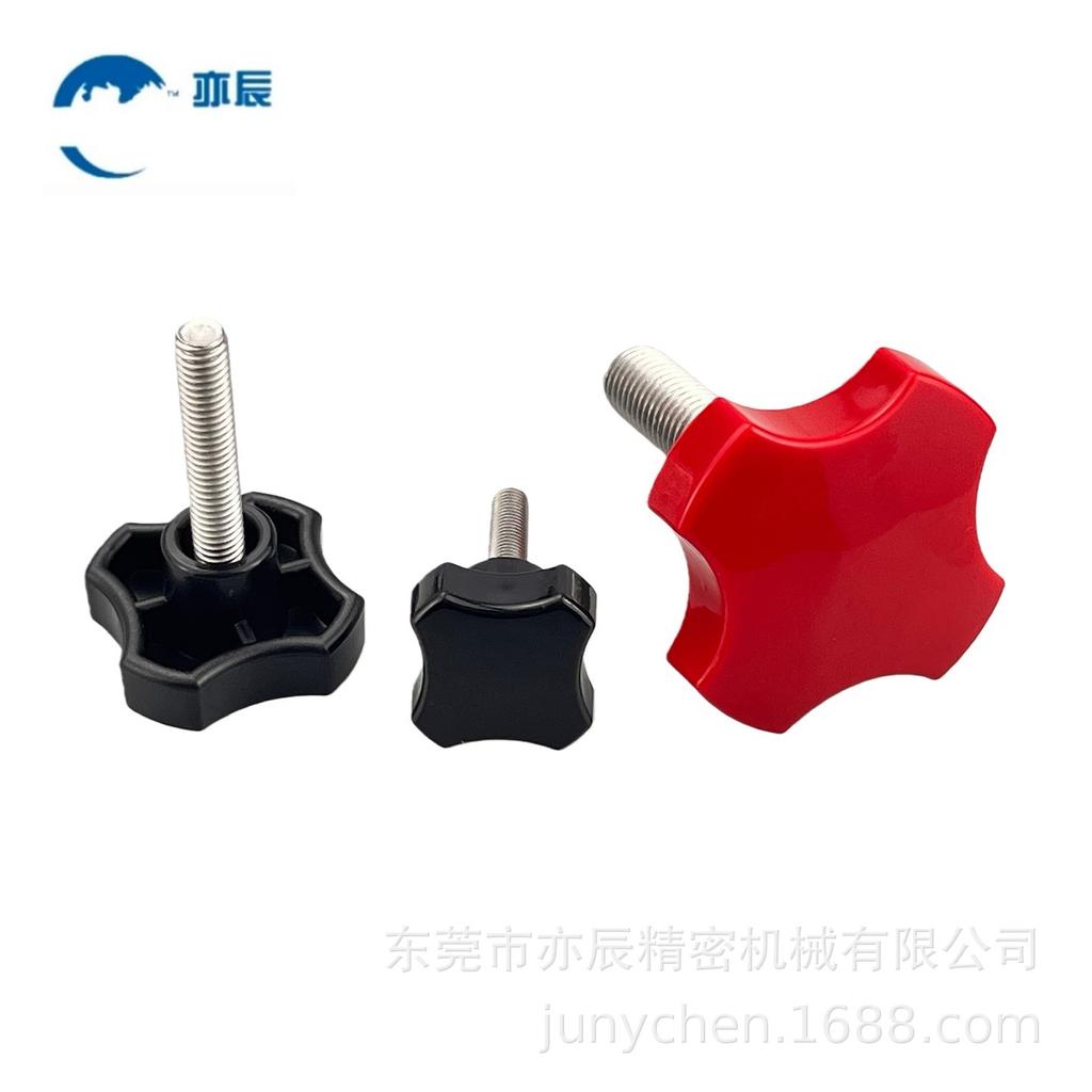 External Thread Knob Handle - HAT01-M5/6/8/10/12-E/F Cross Plastic Hand-Tightening Screw