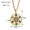 Metatron's Flower of Life Angel Solomon Pendant Titanium Steel Necklace