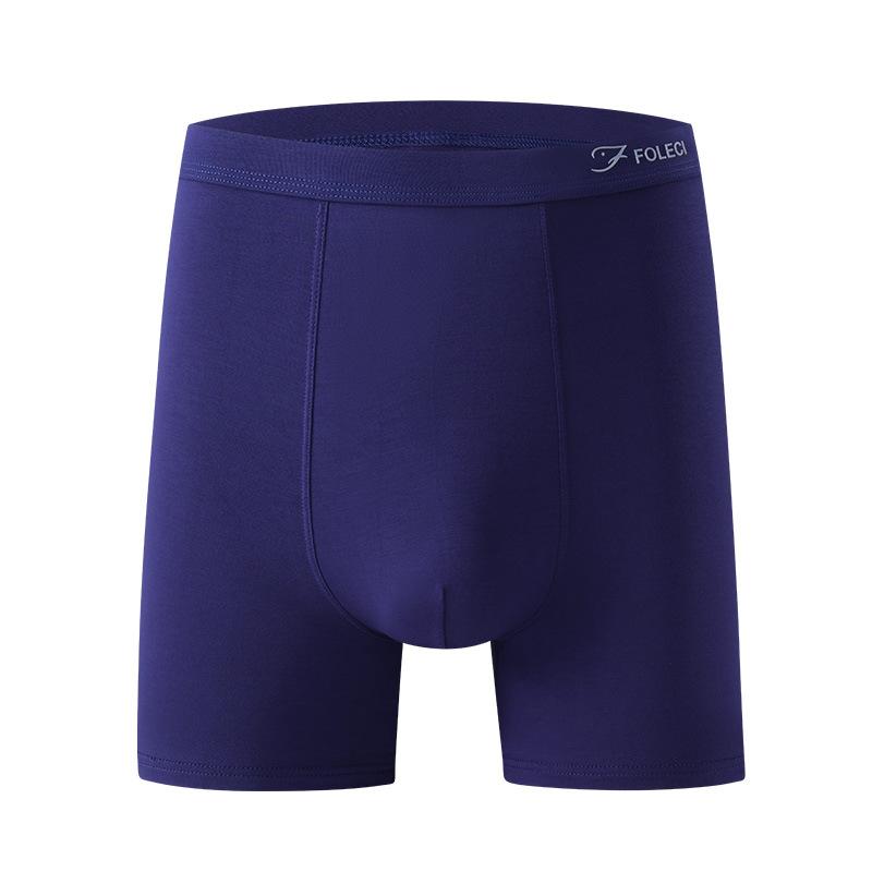 

Мужское удлиненное спортивное нижнее белье Мужские дышащие трусы-боксеры с высокой талией больших размеров 6XL темно-синий