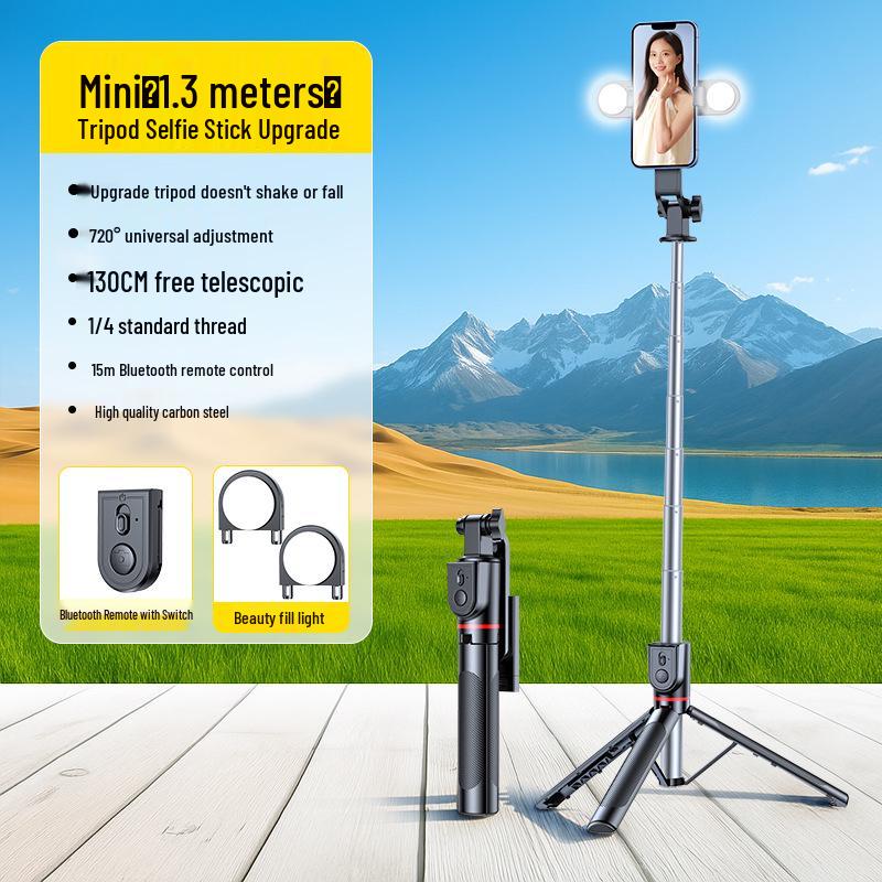 Bluetooth selfie tyč: Přenosný teleskopický stativ pro fotografování mobilním telefonem a živé vysílání