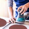 5 Pcs Sanding Discs 150mm 6inch Hook-and-Loop Sandpaper Orbital Sander Pads Sand Sheets for Wood, Metal & Plastic Surface Sanding