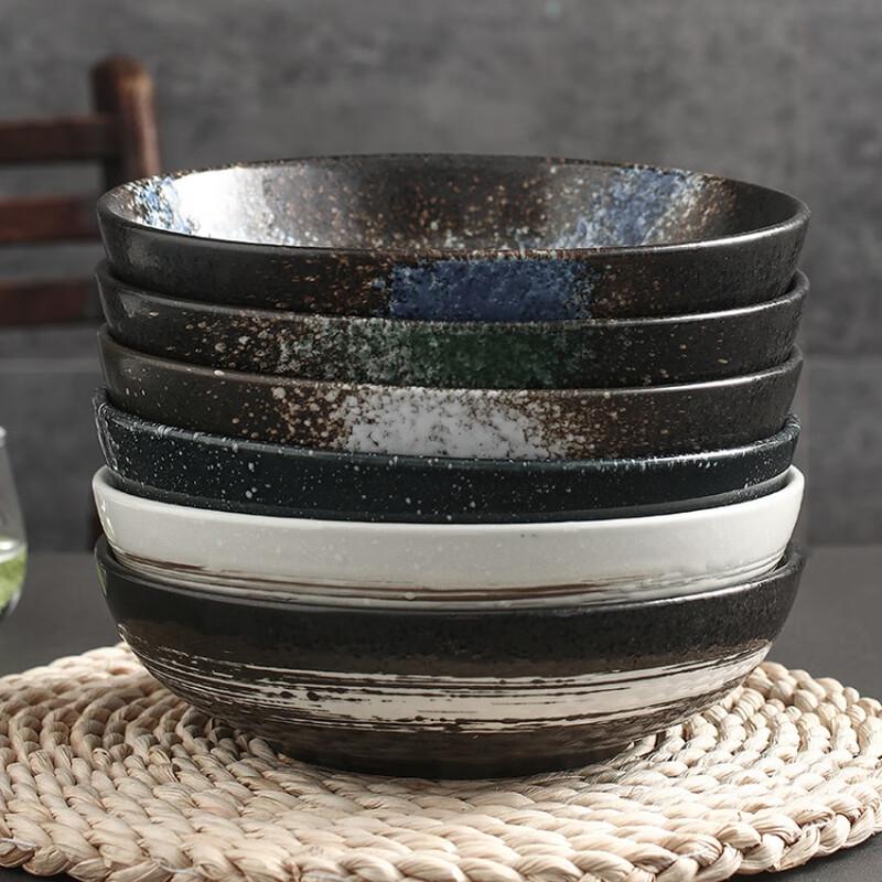 Zhishi Japansk Keramik Ramen Skål Set