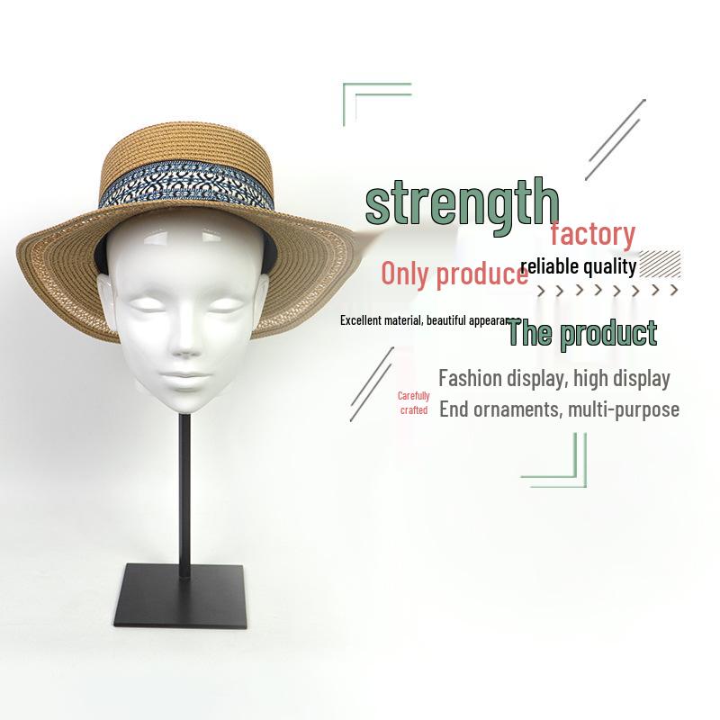 Kawakami PVC Display Head Stand for Hats, Eyewear, Accessories, Wigs, and Headphones