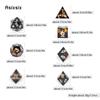 7 Pcs Black White Number Sharp Edge Resin Dice Polyhedral Dice Suitable for Role-Playing RPG    Board Game