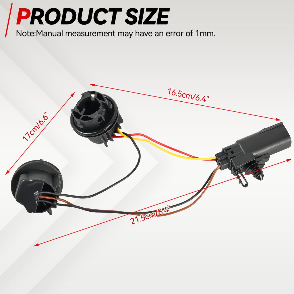 For Ford For Fiesta Tailgate Tail Bulb Replacement Part H1BB13A412AB 2112572 Constructed of ABS Material for Enhanced Durability