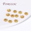 18K Gold Plated Metal Beads,Spacer Beads For Bracelets,Separator For Bead,DIY Jewelry Accessories,Necklace Bead Findings