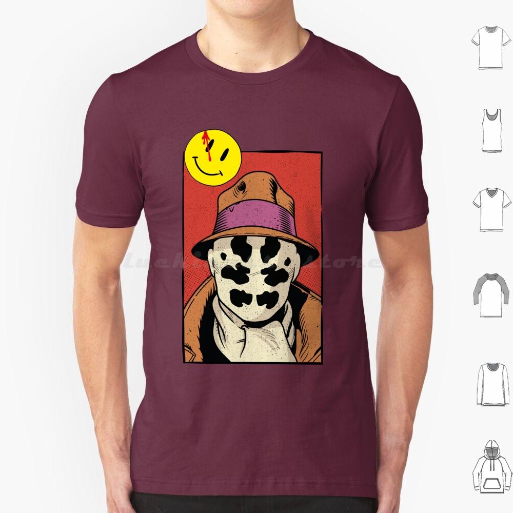 WatchmenRorschach T Shirt 6xl Cotton Cool Tee Rorschach Watchmen Comics Vintage Classic Retro Textured Comic Walter Joseph