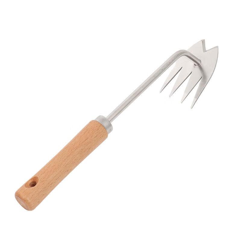 Galvanized Dual-Use Weeding Shovel & Rake