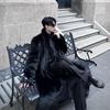 New Fashion Fox Faux Fur Coat Warm Thick Winter Men's Plush Jacket