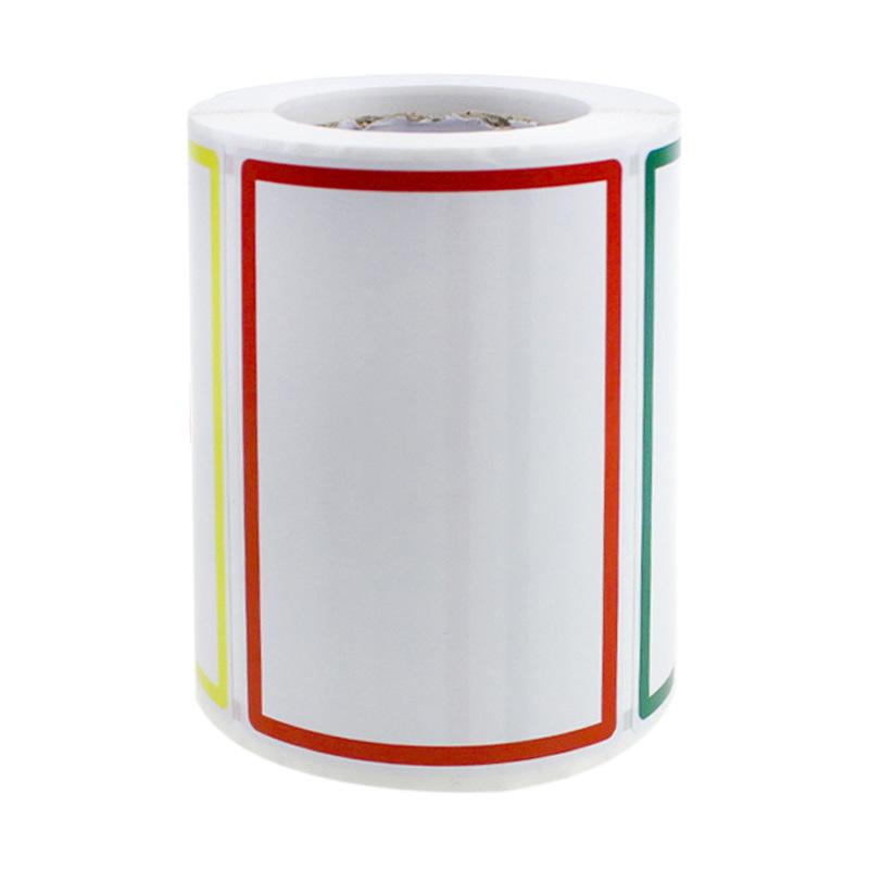 Large Removable Self-Adhesive Labels for Handwritten Shelf and Cabinet Marking