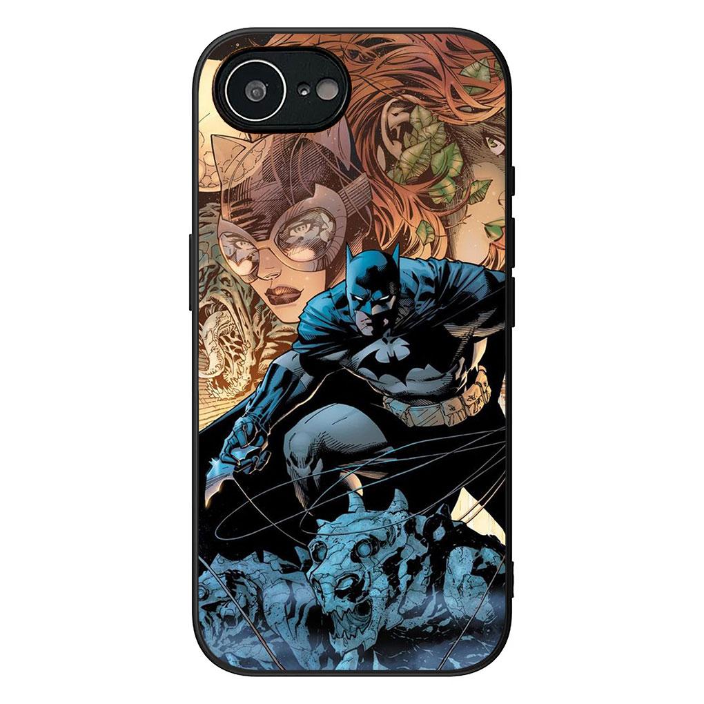 Batman Bruce Wayne DC Comics Bat Man Phone Cover for Apple iPhone 17 16 14 15 Pro Max Plus 15+ 16E XR ProMax Air 16+ Soft Case