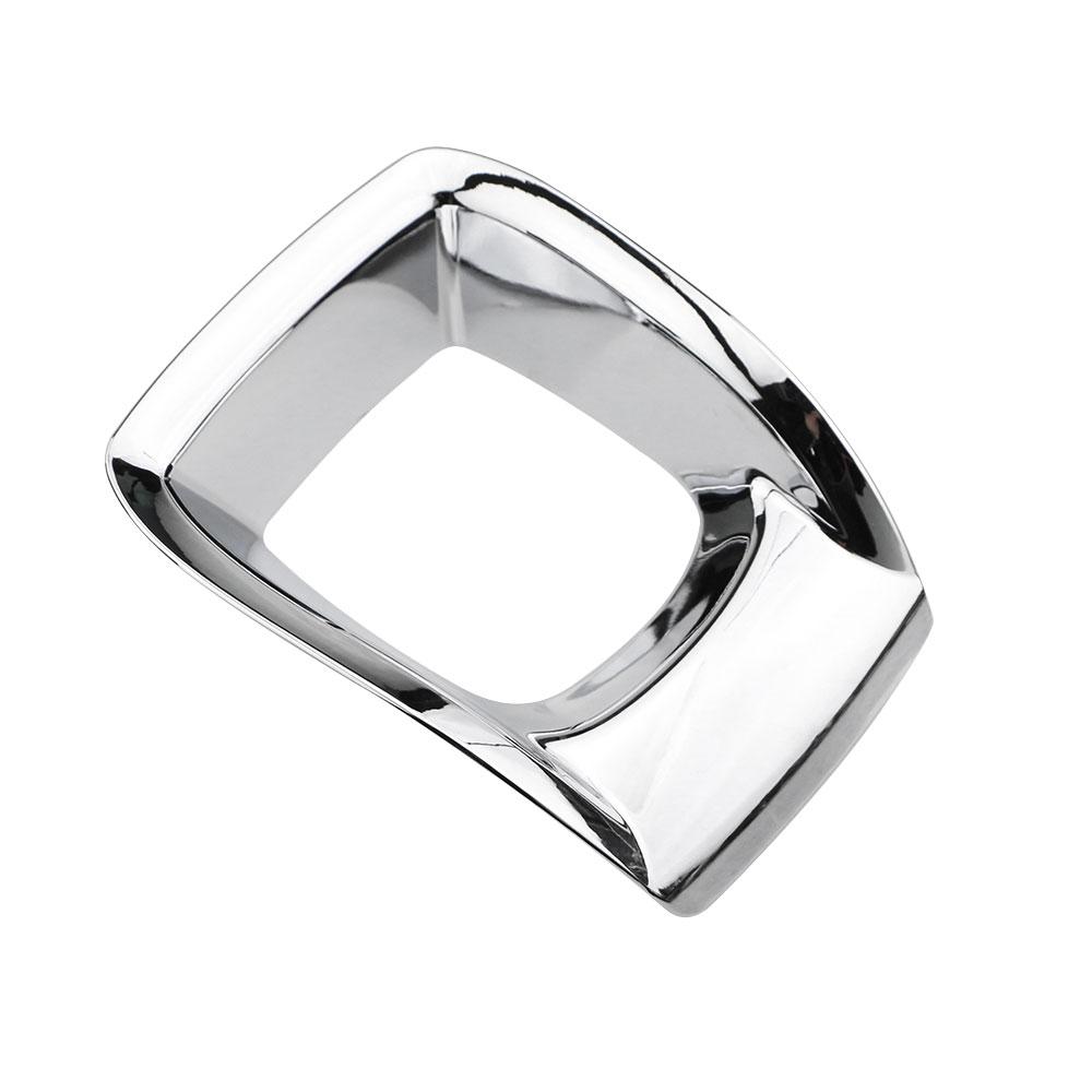 For Peugeot 2008 2014 2015 2016 2017 AT Car Gear Panel Trim ABS Chrome Car Gear Shift Knob Panel Cover Sticker Accessories