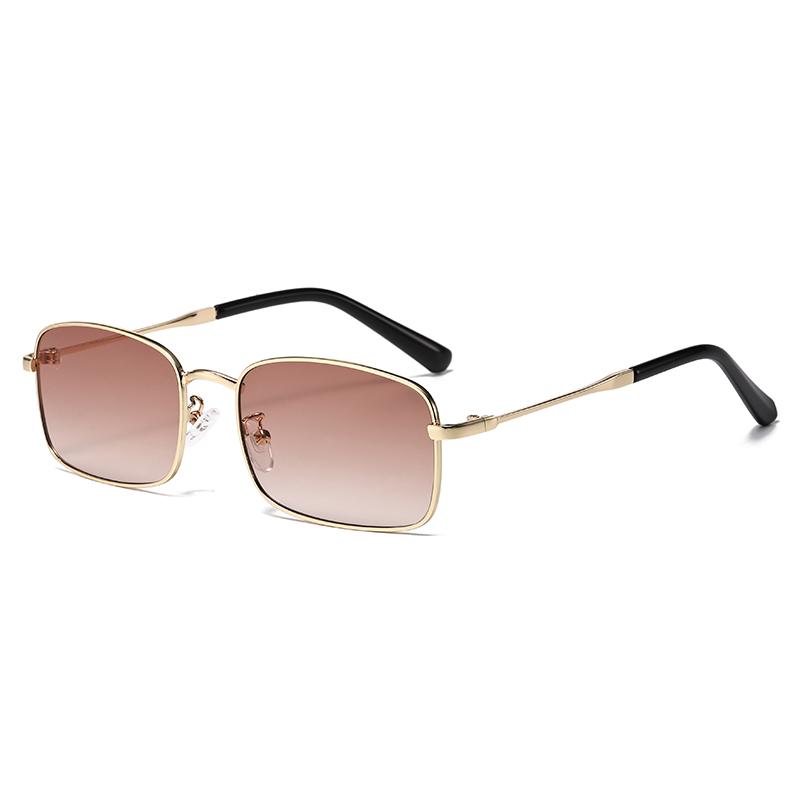 3pcs High Quality Rectangle Sunglasses Women Metal Frame Glasses Vintage Brand Square Sun Glasses for Men Shades Female Eyewear