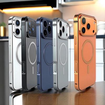 Originale magnetische Schutzhülle für iPhone 17 Pro Max mit Metallrahmen