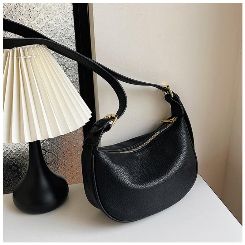 

Сумка-пельмень женская сумка сумка-пельмень через плечо ретро женская большая вместимость модная и универсальная новая сумка Эми Кролик универсальная чёрный