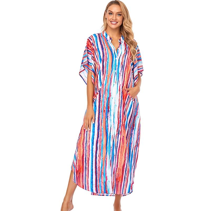 Buy Embroidery Caftan Beach Tunic Beach 