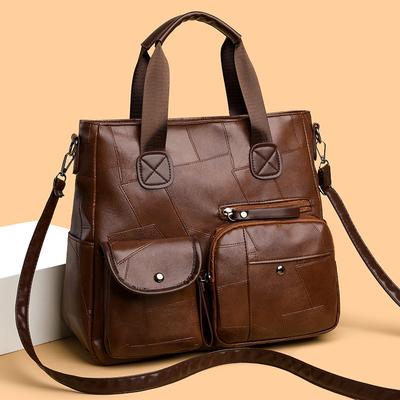 Geantă Tote Geantă de mână Geantă de umăr pentru femei Capacitate mare Cumpărături Geantă Crossbody Doamnelor