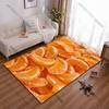Fresh Juicy Orange Slices Carpet Yoga Living Room Room Decor Children's Crawling Mat Doormat Area Rug Games Mat