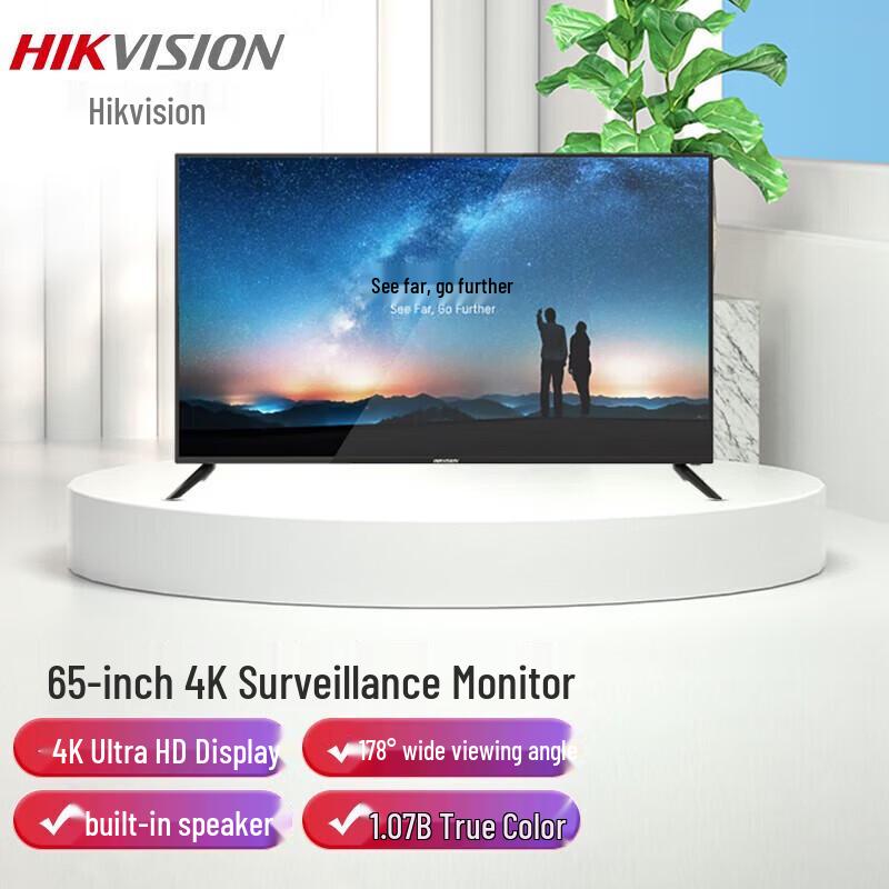 

HIKVISION 65-inch 4K Security Monitor
