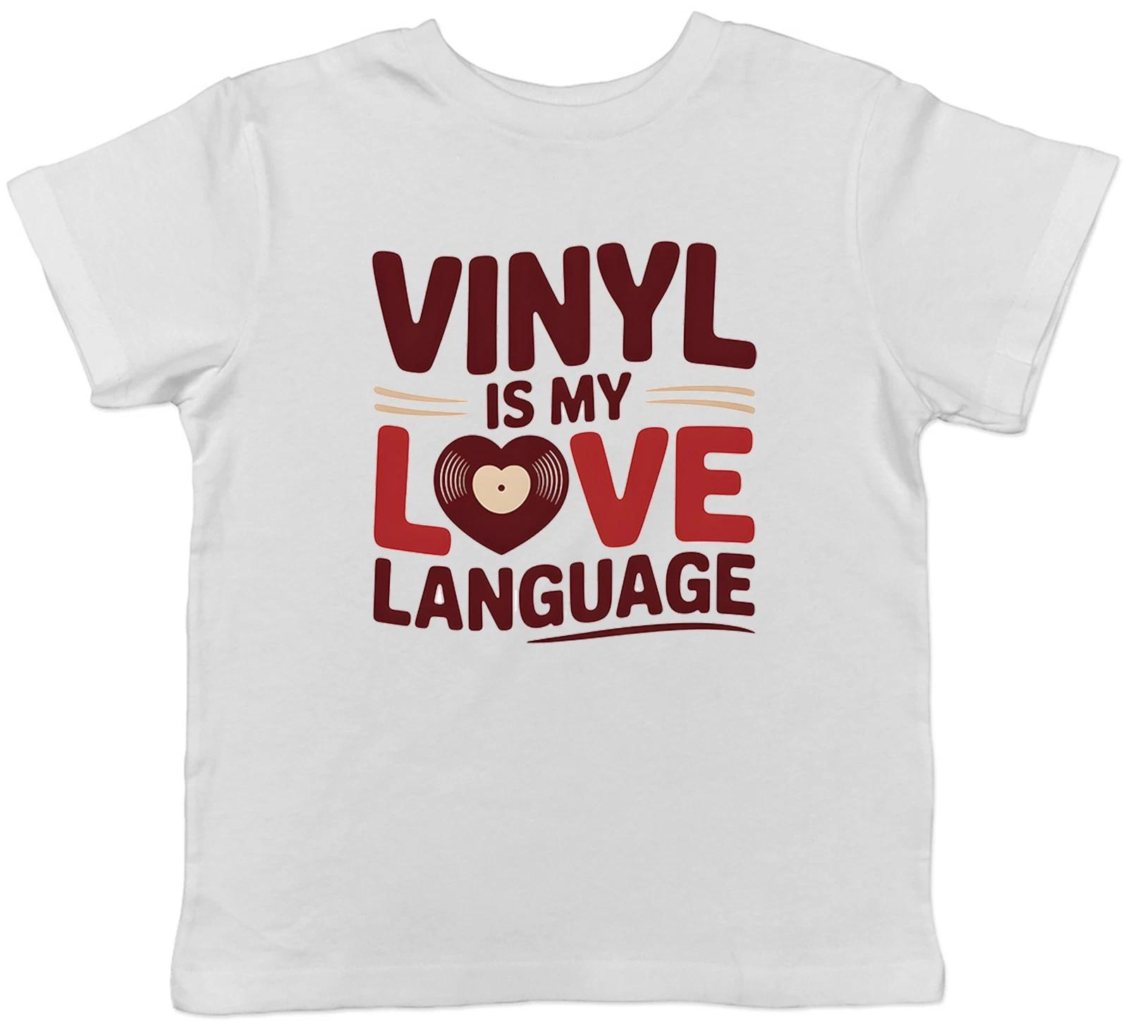 Vinyl is my Love Language Kids T-Shirt Boys Girls Gift 150