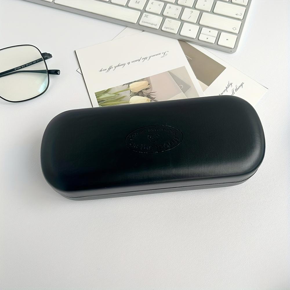 Brillenetui aus Kunstleder, Tragbare Cartoon-Bär Brillenaufbewahrungsbox, Hochwertiges Schlichtes Nischendesign, Creme-Stil für Damen