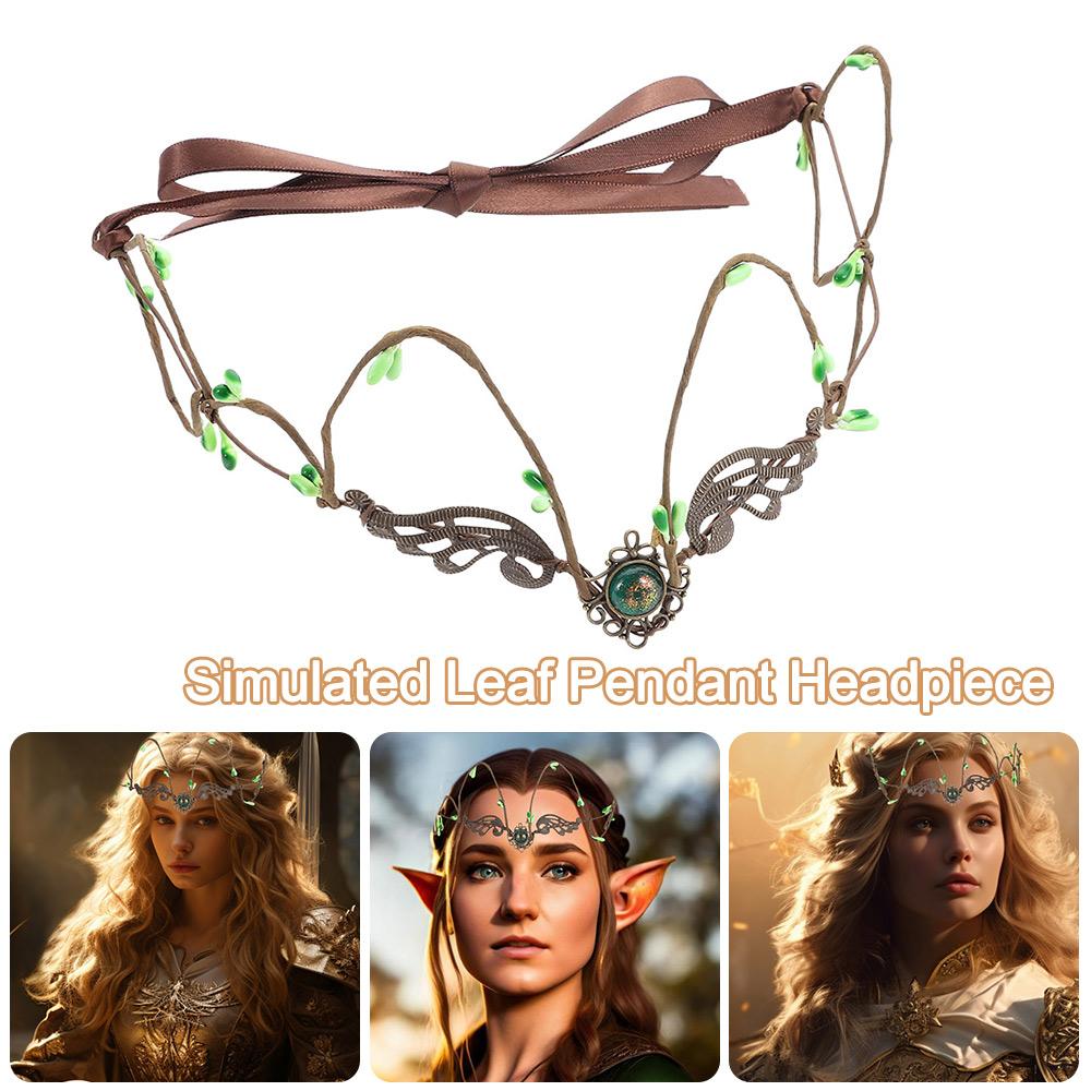Hair Accessories Vine Design Elven Crown Bridal Style Wedding Accessory Headpiece Witch Theme Dress Accessory Fairy Diadema
