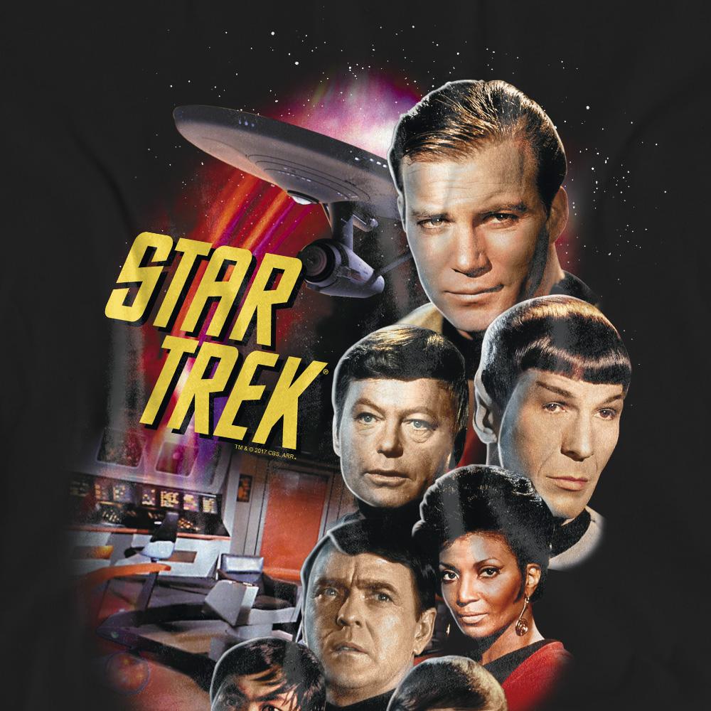 Star Trek Unisex Adult The Classic Crew T-Shirt