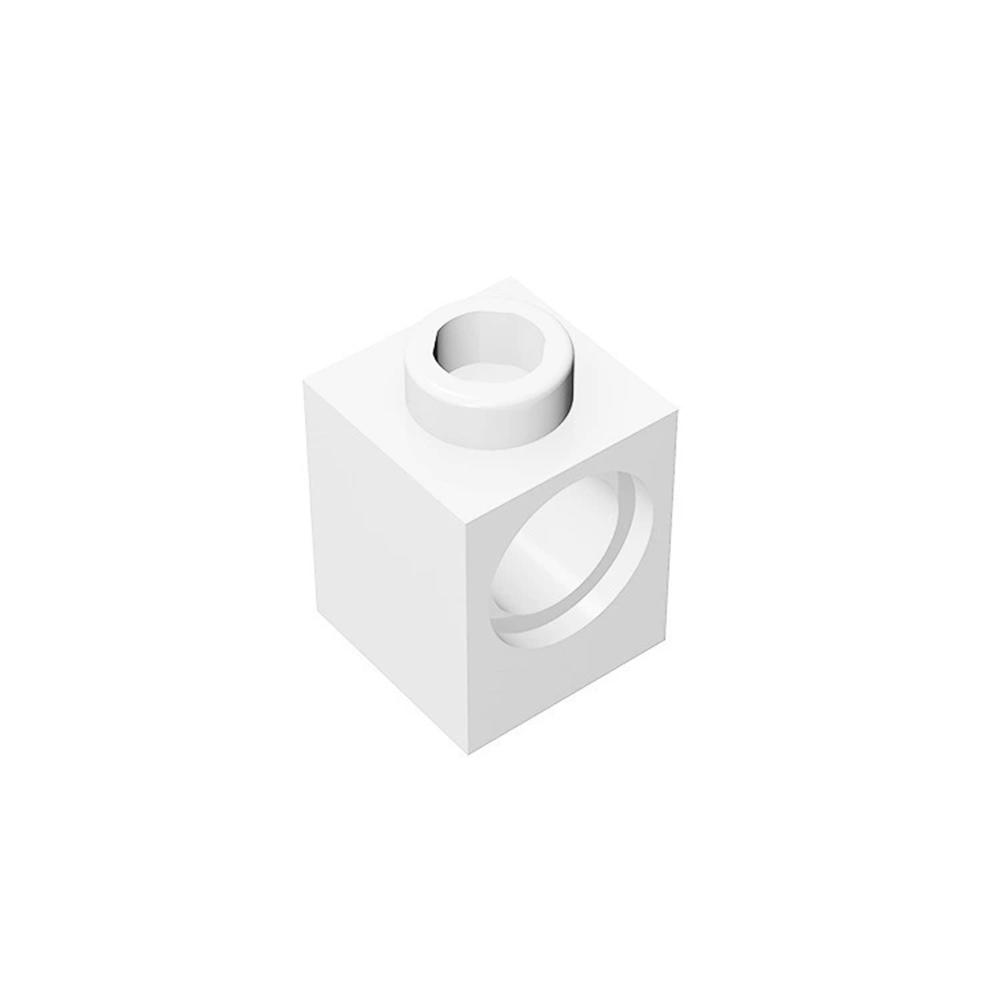 60PCS 6541 Building Block 1 X 1 with Hole Bricks Collections Bulk Modular Toys For Technical MOC DIY Figure Assembled Kids Gift