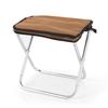 Outdoor Folding Camping Stool With Aluminum Alloy Frame For Travel And Bbq Activities