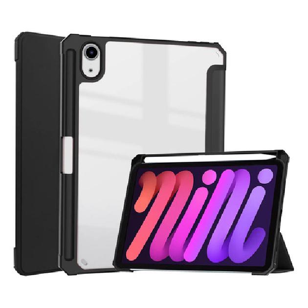 

Clear Tablet Case For iPad Mini 6/7 With Pencil Holder чёрный