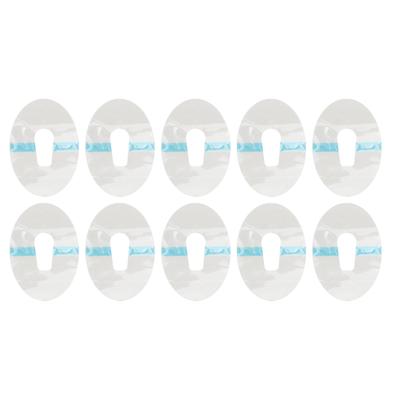 10pcs Glucose Monitoring Probe Stickers Waterproof Adhesive Glucose Sensor Cover Transparent