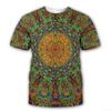 Neue mysteriöse Symbole Trippy 3D-Druck T-Shirts Herren Damen Leuchten im Dunkeln Kurzarm-T-Shirt Oversize-T-Shirts Oberteile