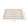 Sonnenbrillen-Organizer-Tablett Brillen-Aufbewahrungskoffer 13,78x9,45 Brillenständer Halter Schreibtisch Schmuck-Display-Organizer für Reisen Zuhause