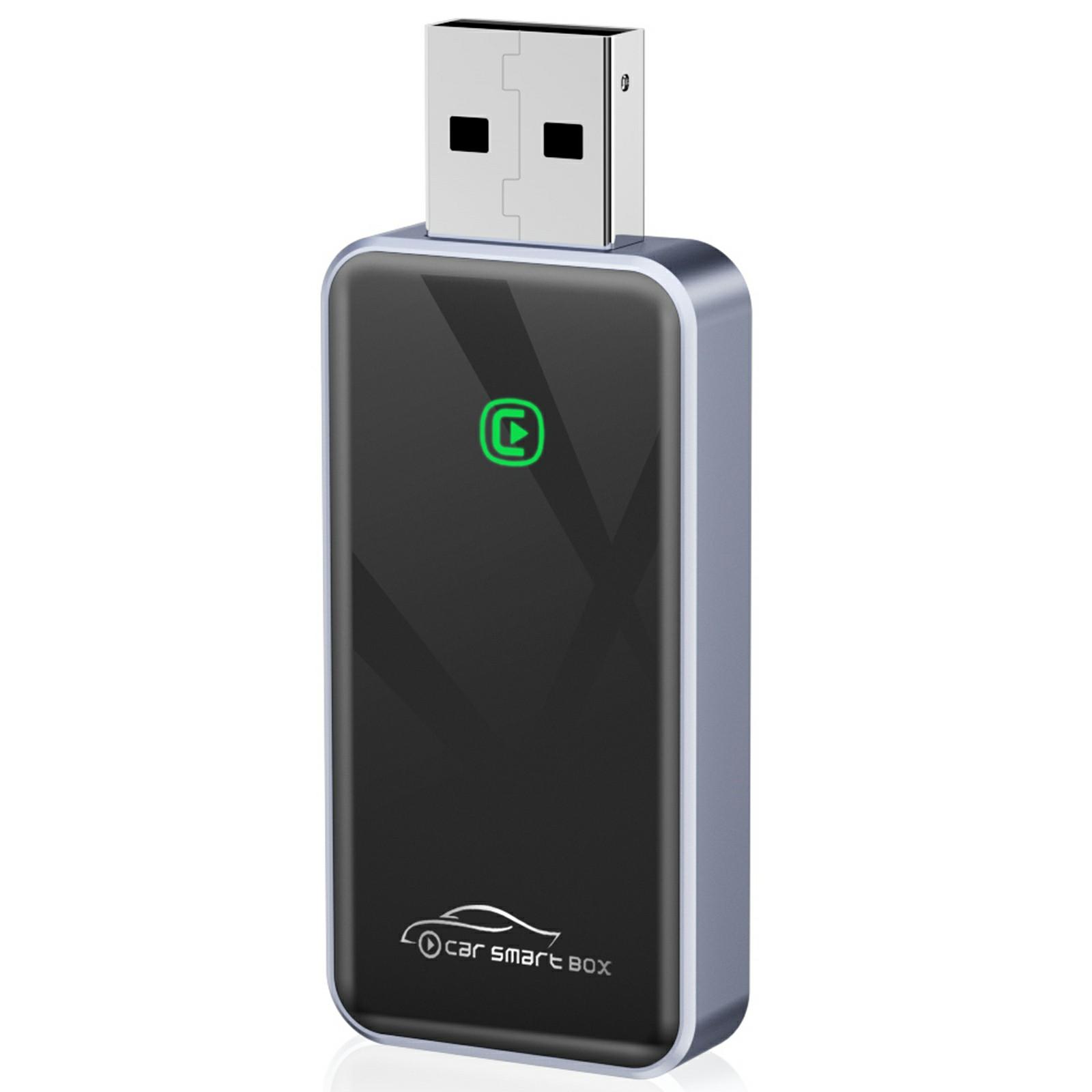 

BY967B USB Флеш-накопичувач Автомобільний Провідний до Бездротового Carplay Android Auto 2 в 1 Смарт-бокс A