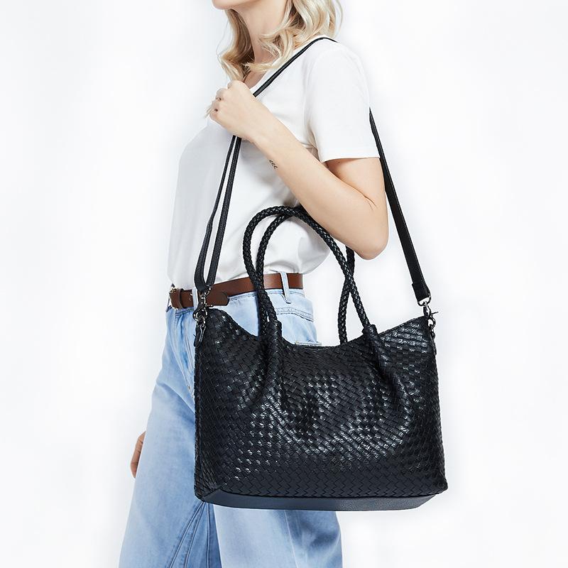 Women's Bags, Woven Large-capacity Single-shoulder Bags, Hand-held Women's Bags, Tote Bags