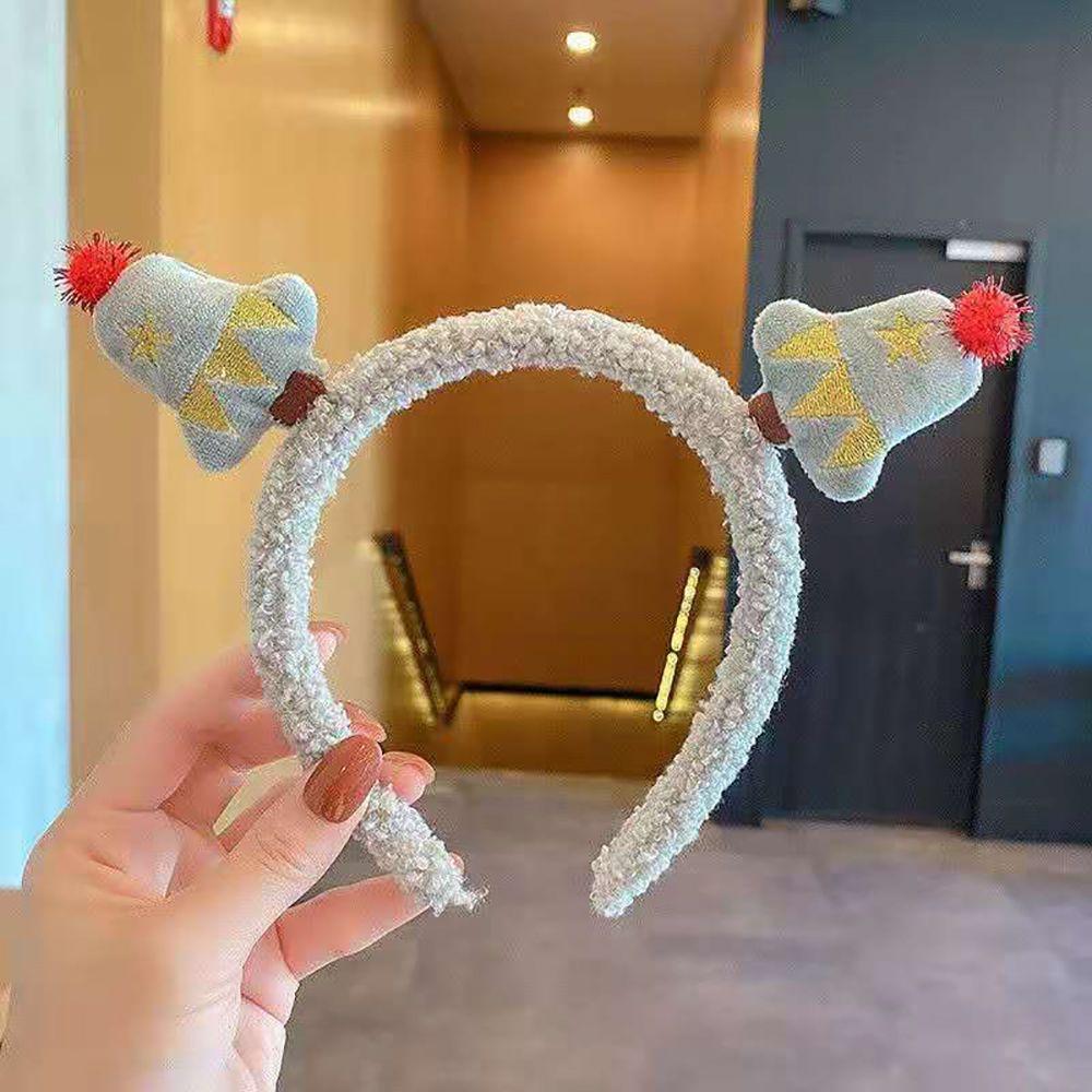 Cloth Snowman Christmas Cartoon Headband Hair Accessories Korean Style Head Hoop Women Hair Band