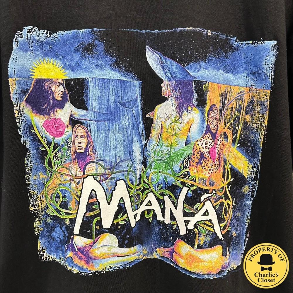 

Reprint Maná 90s Tour Graphic TShirt Short Sleeve tee Sizes S2345XL NH26014 Unisex T-Shirt L