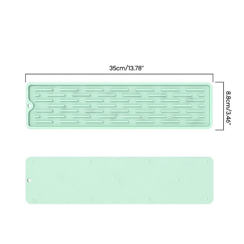 Durable Silicone Heat Mat Nonslip Dish Drainer Mat Silicone Quick Dry Pad
