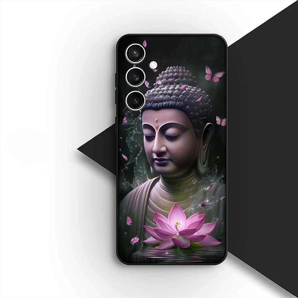 Housse en Silicone Lord Bouddha pour Samsung Galaxy S25 S24 S23 FE Ultra Plus S7 Edge S25+ S24+ A56 5G + Coque de Téléphone