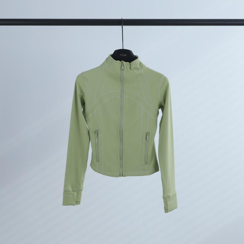 Lulu Define Short Stand Collar Jacket Women Slim Fit Yoga Running Activewear