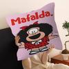 Cartoon M-Mafalda Pillow Cover For Bedroom Room And Living Room Sofa Decorative Cushion Cover