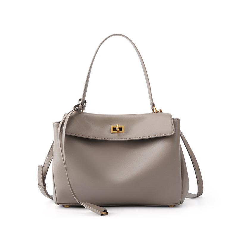 Women's Bag Large Capacity Armpit Bag, Commuter Wind Bag Messenger Cowhide Tote Bag